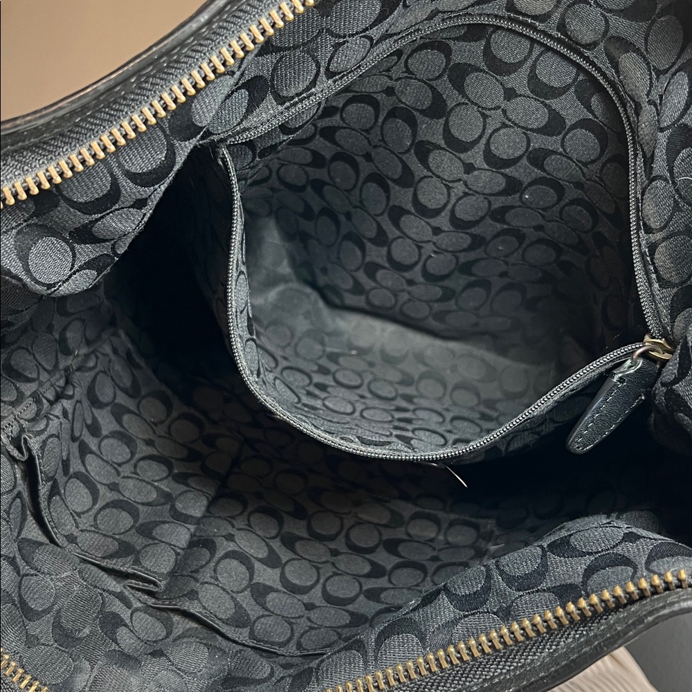 Coach Black Leather Bag - Picture 13 of 15